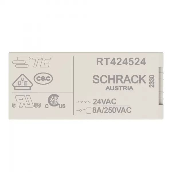 RELAIS 24VAC 2U RT