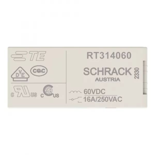 RELAIS 60 VDC 1U RT