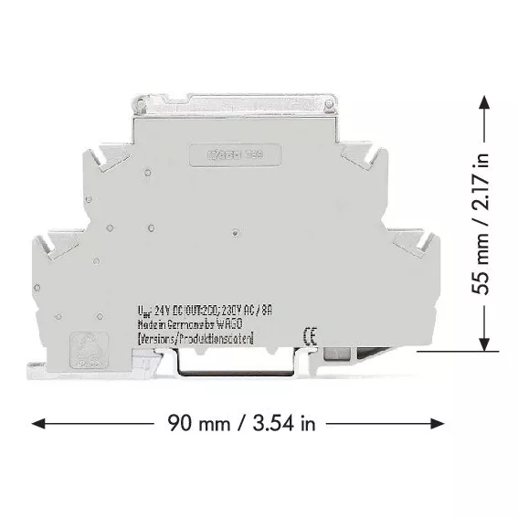 Relais bistable pour tableau divisionnaire 1 impulsion 24 Vdc789-571
