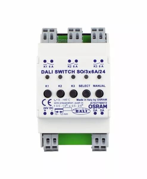 RELAIS DALI SO 3X6A OSRAM CONVERTISSEURS DE SIGNAL