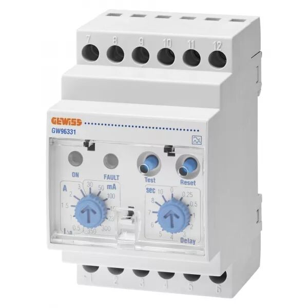 RELAIS DIFF�RENTIEL � TORE S�PAR� - 230VCA - TYPE A - 3 MODULES - GW96331