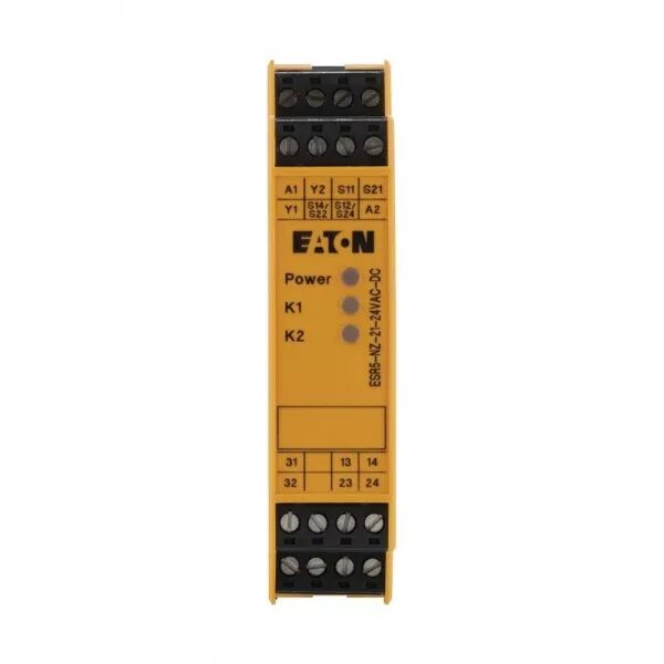 RELAIS POUR COMMANDE BIMANUELLE, 24VDC/AC, 2 CANALS, 2 CIRCUITS DE VALIDATION