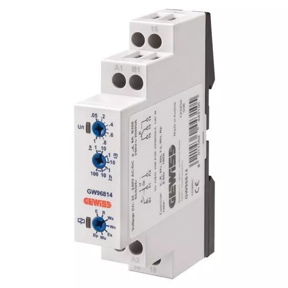 RELAIS TEMPORIS� MULTIFONCTION - 24�240VCA/DC - 1 MODULE - GW96814