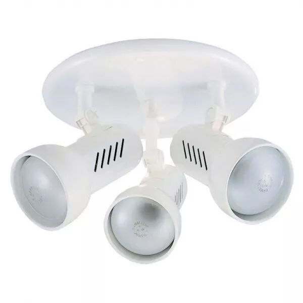 REMORA P3 - Plafonnier 3 spots E27 100W max., blanc, Lpes non incl. (0696)