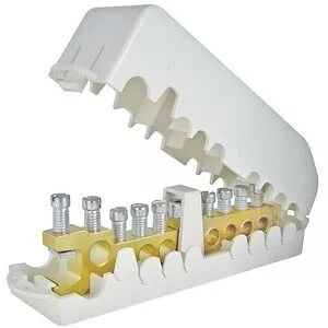 R�partiteur de terre 8 d�rivations pour colonne (Q130)