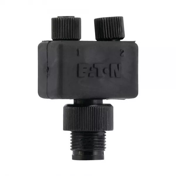 R�PARTITEUR SWD IP67, 4P M12-M SUR 2X 4P M8-F,BROCHE 4