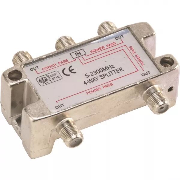 R�PARTITEUR TV 5-2300 MHZ 5 SORTIES