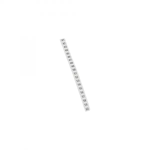 REP�RE CAB 3 POUR FILERIE 0,5 � 1,5MM� - NOIR/FOND BLANC - NOMBRES 41 � 60