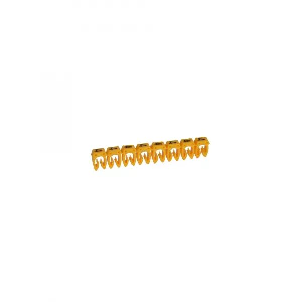 REP�RE CAB 3 POUR FILERIE 0,5MM� � 1,5MM� ET BLOCS DE JONCTION CHIFFRE 4 JAUNE