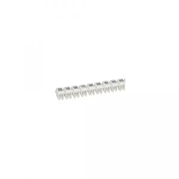 REP�RE CAB 3 POUR FILERIE 1,5 � 2,5MM� - NOIR/FOND BLANC - NOMBRES 61 � 80