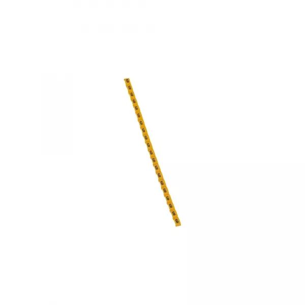REP�RE DUPLIX LETTRE MAJUSCULE G NOIRE SUR FOND JAUNE