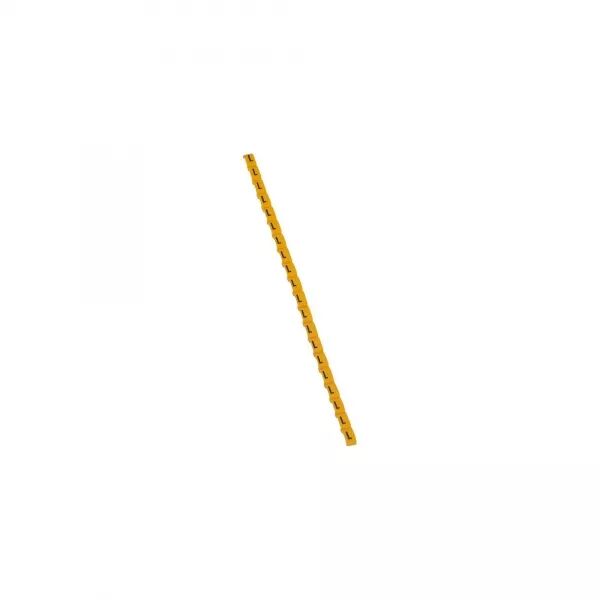 REP�RE DUPLIX LETTRE MAJUSCULE L NOIRE SUR FOND JAUNE