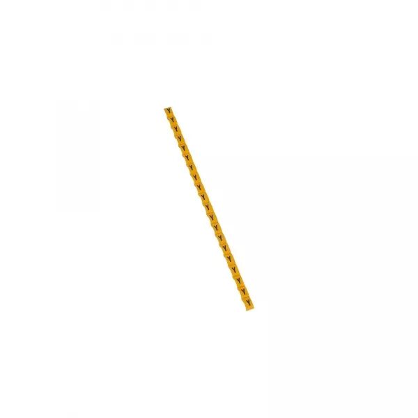REP�RE DUPLIX LETTRE MAJUSCULE Y NOIRE SUR FOND JAUNE