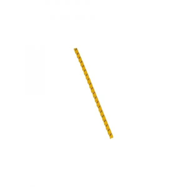 REP�RE DUPLIX SIGNE CONVENTIONNEL BARRE DE FRACTION NOIR SUR FOND JAUNE