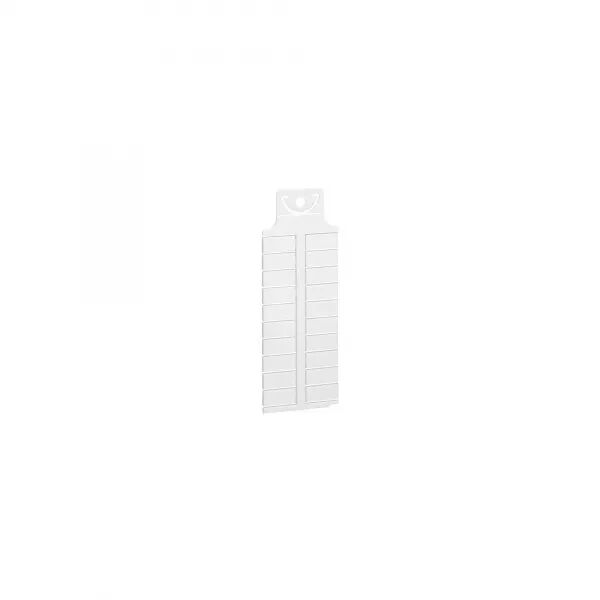 REP�RE VIERGE ADH�SIF POUR TABLE TRA�ANTE LOGICAB2 BLANC 17,5X8MM