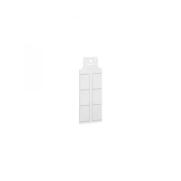 REP�RE VIERGE ADH�SIF POUR TABLE TRA�ANTE LOGICAB2 BLANC 26X17MM