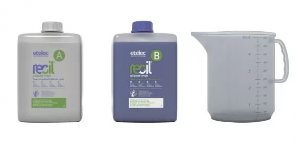 R�SINE SILICONE R�ACCESSIBLE BLEU OPAQUE, 4 L, EN BOUTEILLES