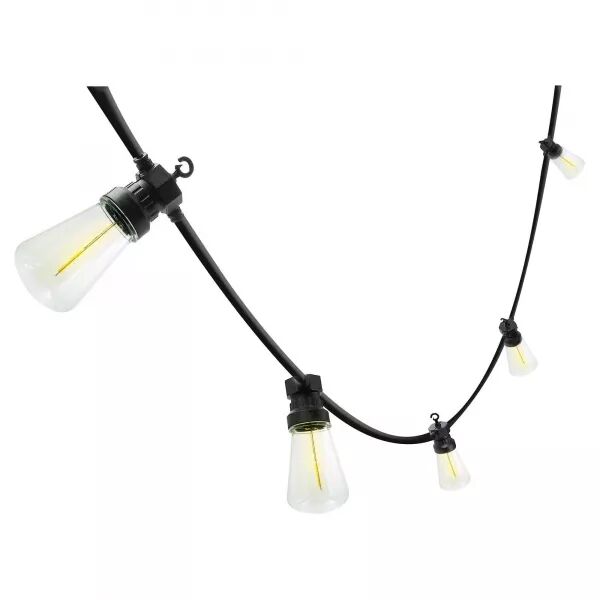 RETRO : Guirlande lumineuse extensible IP44, 15 m�tres, 20 ampoules LED