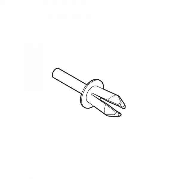 Rivet standard �4mm pour toutes les dimensions de goulottes Segma