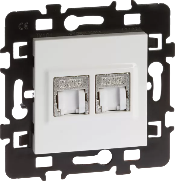 RJ 45 dble C.6 STP Gr 3(multimed.)+enj. (61873)