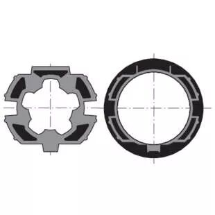 Roue+couronne d50 - zf64 recentre (9410400)