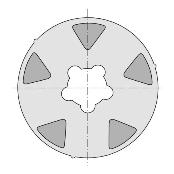 Roue �60 tube d133x4 (9420311)