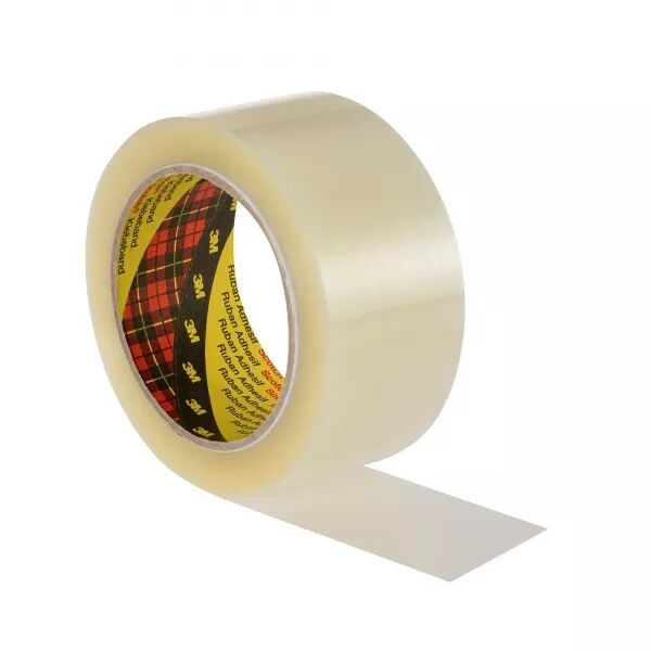 RUBAN ADH�SIF DE FERMETURE DE CAISSE CARTON SCOTCH 3739, TRANSP., 50 MM X 66 M