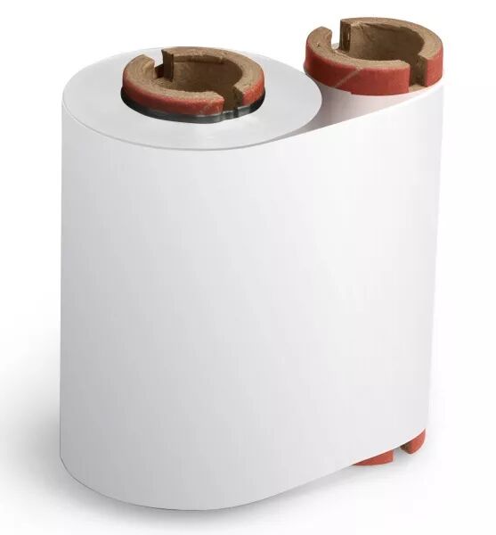 RUBAN ENCREUR � TRANSFERT THERMIQUE, BLANC, 57MM X 74M