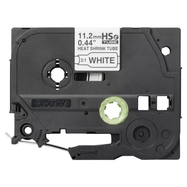 Ruban gaine thermor�tractable 31mm pour PTE550. Impression noir sur blanc. (229022)