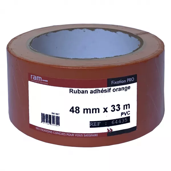 RUBAN PVC ORANGE  48mmX33M (64435)