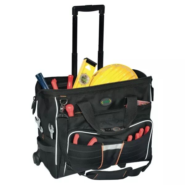 Sac roulant en toile 450x210x380 mm, poign�e t�lescopique (322007)