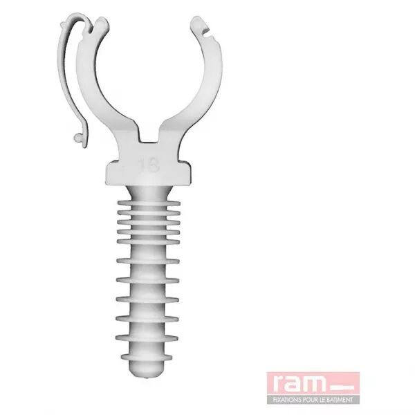 SACH 10 CLIPEO BLANC SIMPLE 16 mm (58016)
