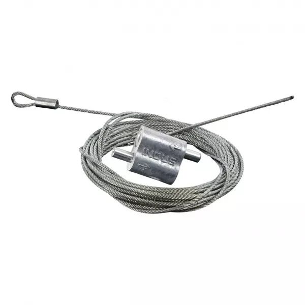SACHET 1 VERROU MM INDUS + 2M. FILIN BOUCLE 2.5