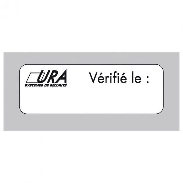 Sachet d\'�tiquette maintenance pour blocs (400000)