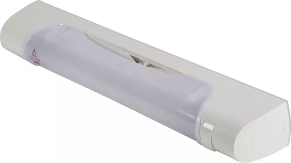 sarlam-applique standard ip24, ik04 prismaline �quip�e led s19 avec interrupteur-470mm (sl189803)