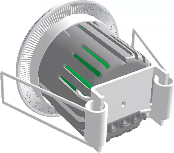 sarlam-griffe de fixation pour cloisons s�ches, bois et plafonds pour kalank mini led (500002)