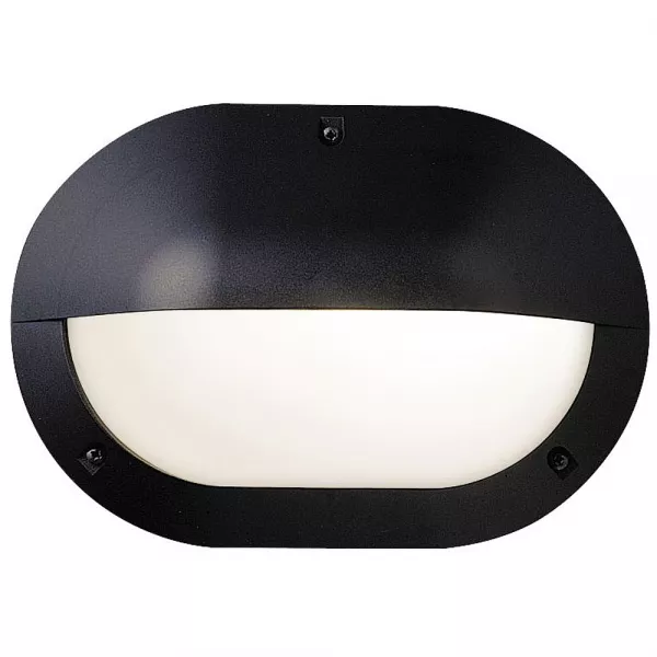 sarlam-hublot chartres ovale jupe a visiere horizontale noir g24q2 / 18w (584706)