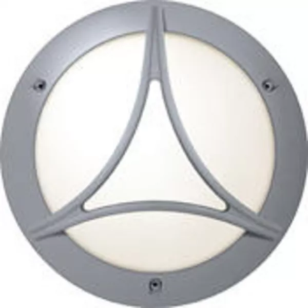 sarlam-hublot chartres rond jupe a grille taille 1 gris e27 / 75w (554273)