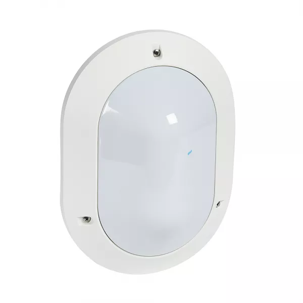 sarlam-hublot ovale chartres origine alu standard blanc on/off + douille e27 � �quiper (634270)