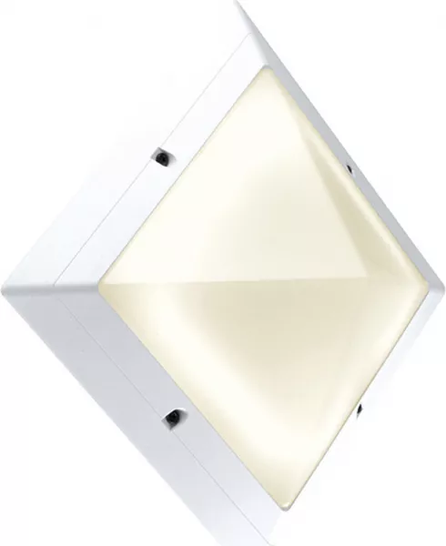 sarlam-hublot r�sidentiel blanc standard pyramide fonction on/off + lampe fluo 1200lm (750470)