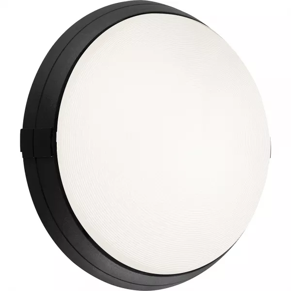 sarlam-hublot super 400 en polypropylene et polycarbonate noir e27 / cfli 70w (500276)