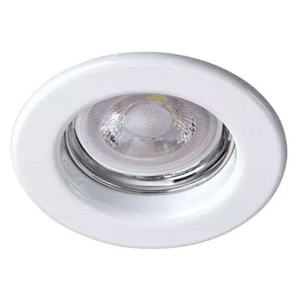 SATURNE - Encastr� GU5,3, rond, fixe, blanc, lampe non incl. (4601)