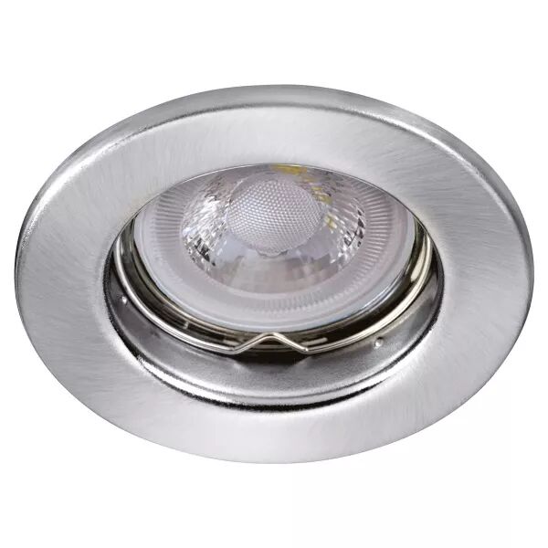 SATURNE - Encastr� GU5,3, rond, fixe, nickel, Lpe non incl. (4605)