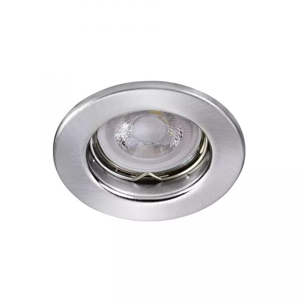 SATURNE - ENCASTR� GU5,3, ROND, FIXE, NICKEL, LPE NON INCL.