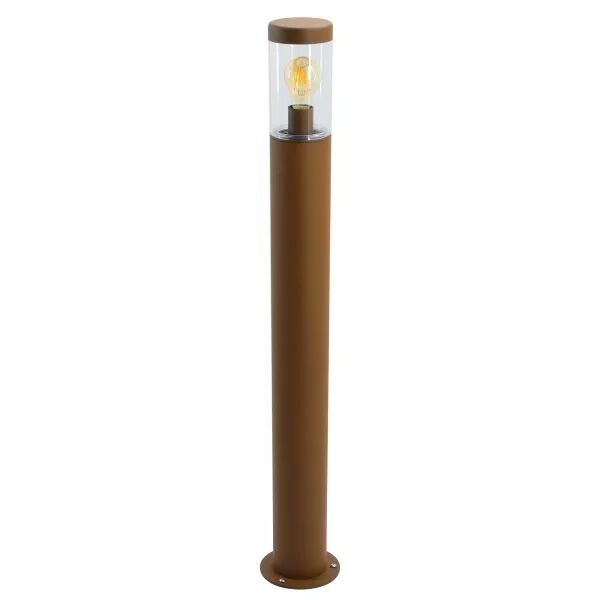 SAXO - BORNE 1M EXT. IP66 IK08, CORTEN, DOUILLE E27 15W MAX (LED)