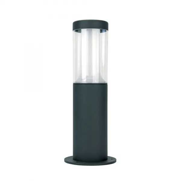 SAXO - BORNE 40CM EXT. IP66 IK08, GRAPHITE, LED INT�G. 8W 3000K 500LM, DIMMABLE