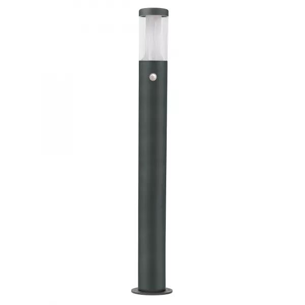 SAXO SENSOR - BORNE 1M EXT. IP66 IK08, GRAPHITE, LED 8W 3000K 500LM, DIMMABLE