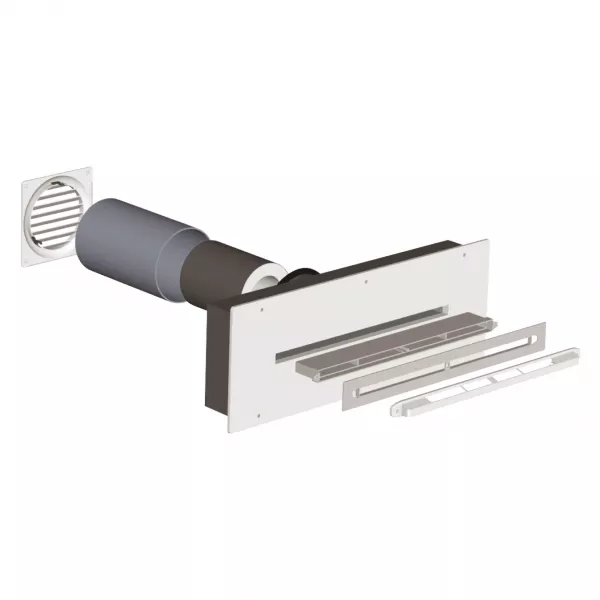 Scd - silencieux en traversee de mur pour entr�e d\'air (422507)