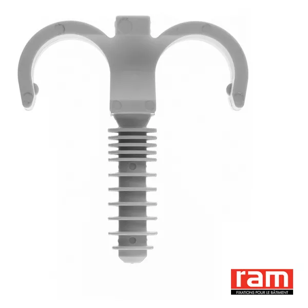 SEAU 250 RAMCLIP GRIS DBLE 20 mm (56920)