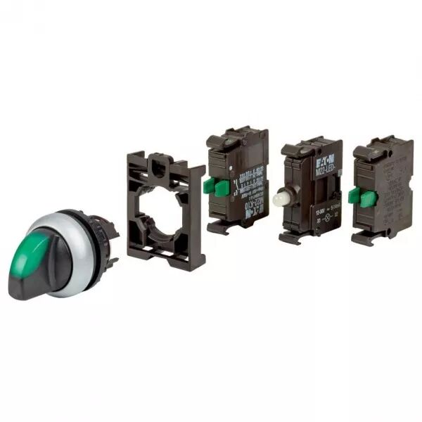 S�lecteur 2 contacts � fermeture avec manette, appareil complet (110925)